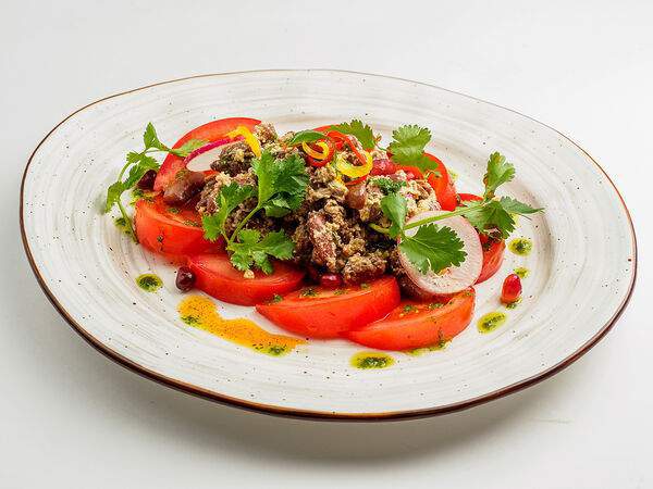 Кинза - Салат с красной фасолью