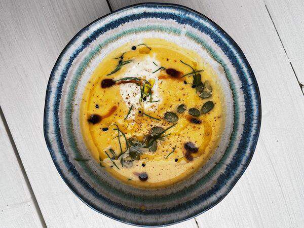 Lilu kitchen - Тыквенный суп, страчателла