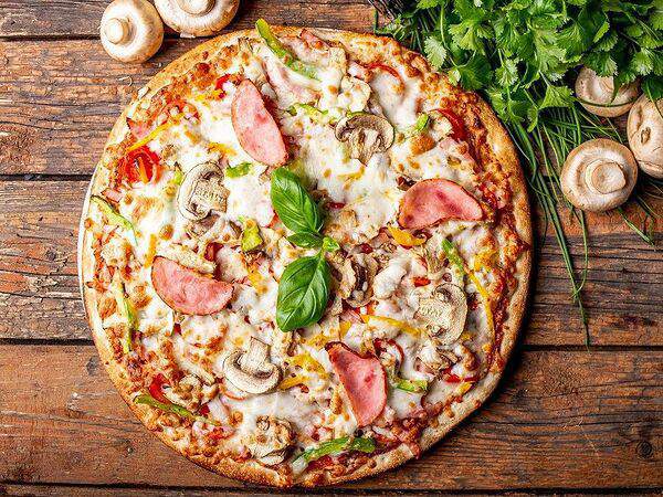 Simba Pizza - Пицца С ветчиной и грибами