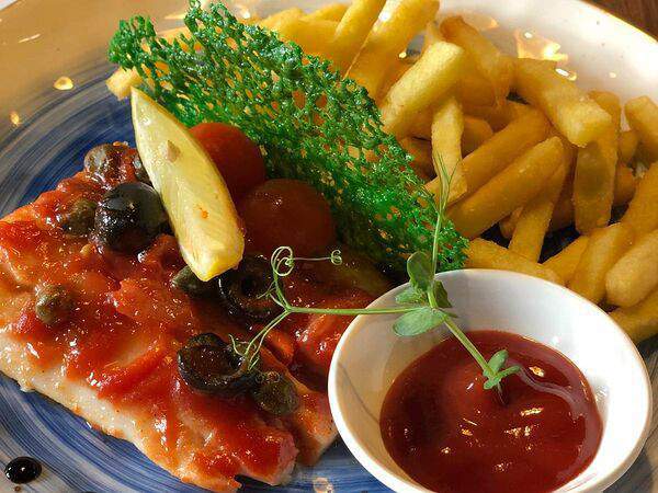 Квартира - Палтус в прованском соусе