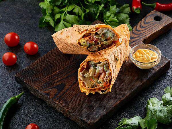 Кебаб Шаверма - Шаверма сырная с курицей