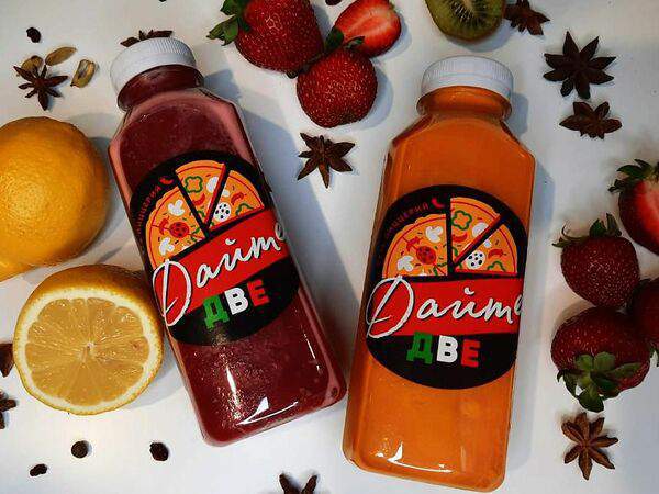 Дайте две - Морс клубника и смородина