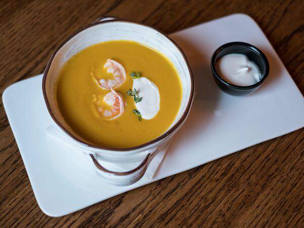 Philosophia Life - Тыквенный суп с креветками