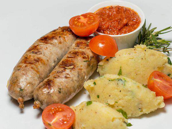 Забой - Колбаски Украинские свиные с гарниром