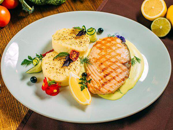 Городское кафе Дружба - Семга гриль