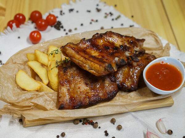 Yellow Cafe - Ребрышки свиные барбекю