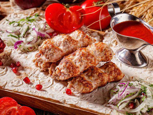 Ткемали - Люля-кебаб из телятины