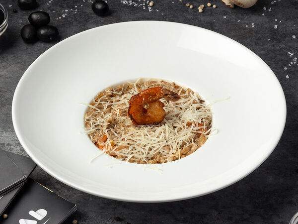 Ресторан Рояль - Ризотто с креветками