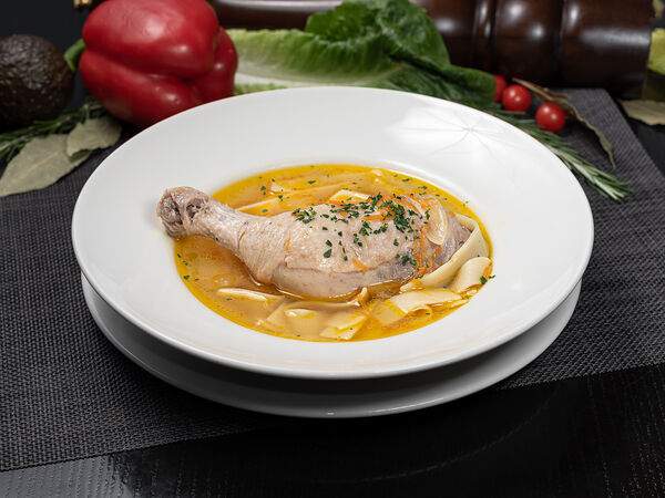 Британника - Куриный суп-лапша по-домашнему