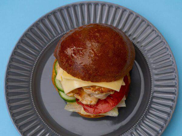 Вмясо - Бургер с курицей