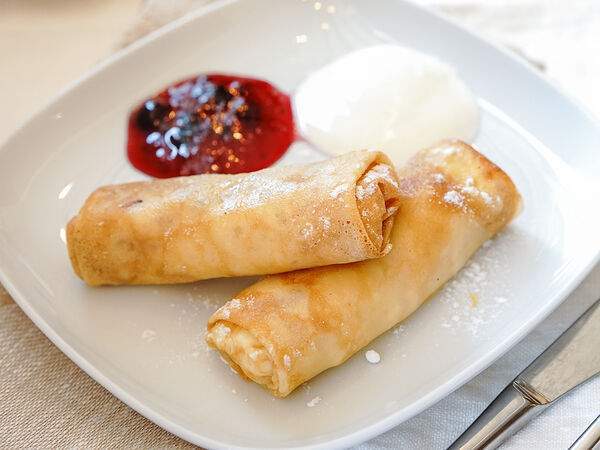 Yellow Cafe - Блинчики с творогом