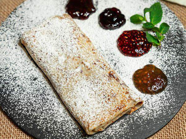 Блинная печка - Блин с джемом