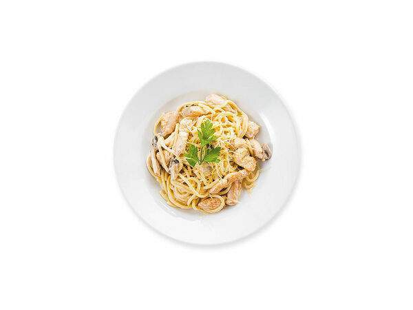 Алло! Пицца - Спагетти с цыпленком и грибами