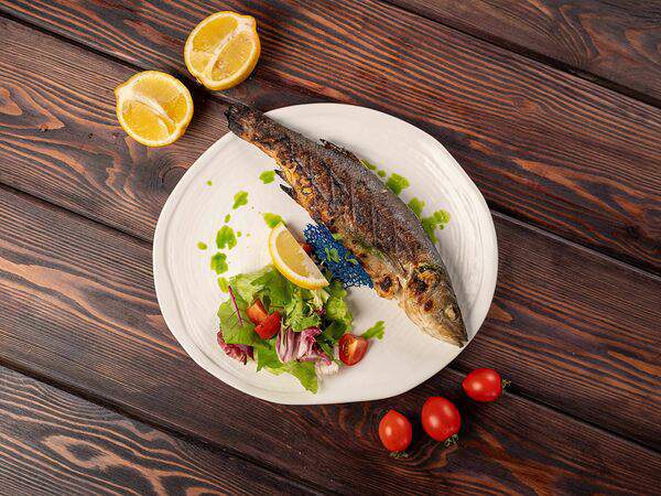 Инжир - Сибас на углях