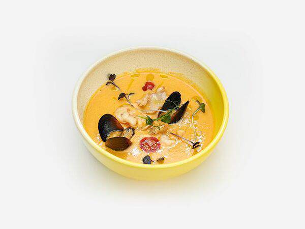 1095 FOOD - Крем-суп из сельдерея и морепродуктов