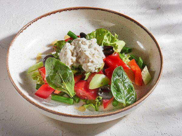 Pizzarella36 - Овощной с сыром страчателла