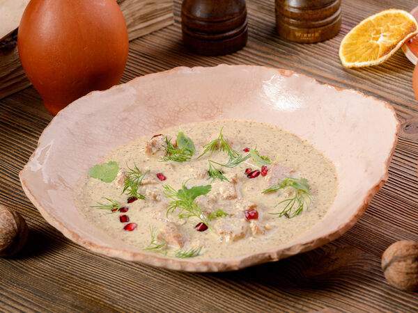 Пури-пури - Сациви с куриным филе