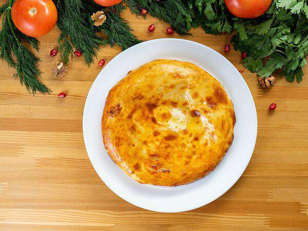 Пицца & хинкали - Хачапури с сыром и зеленью