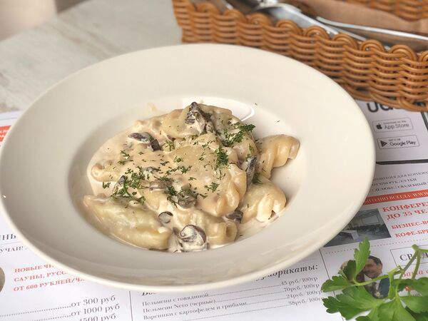 Чемодан - Вареники с картофелем и грибами