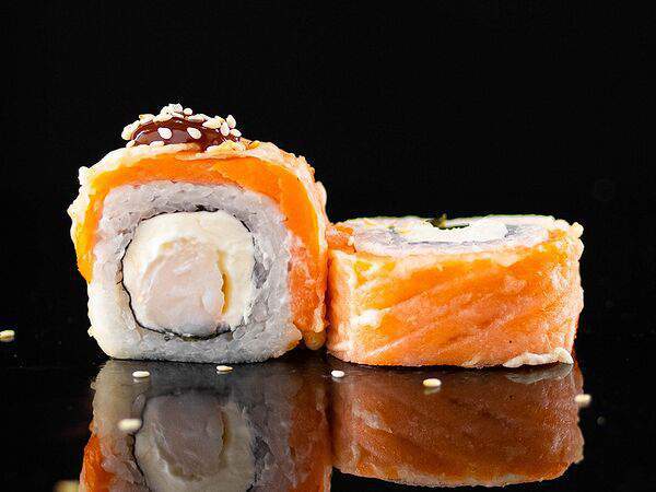 Cити ролл - Ролл Филадельфия с креветкой темпура