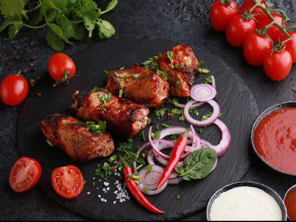 Шашлычный домик - Шашлык из cвинoй шеи