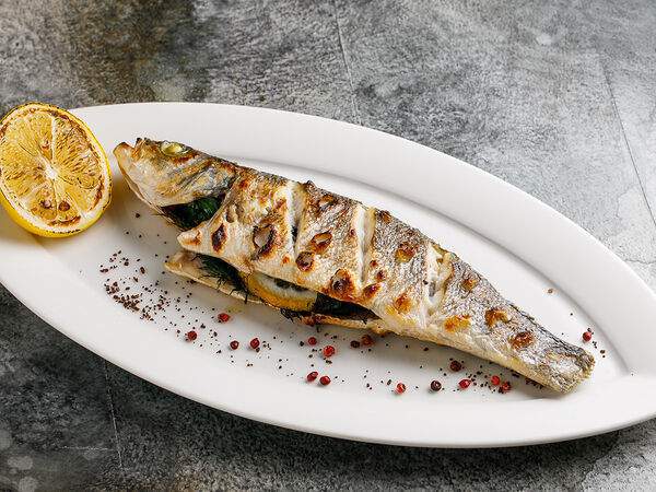 Ресторан Каре - Сибас на решетке