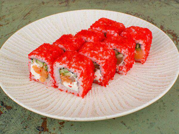 Гастроном - Кинг-ролл с лососем и огурцом