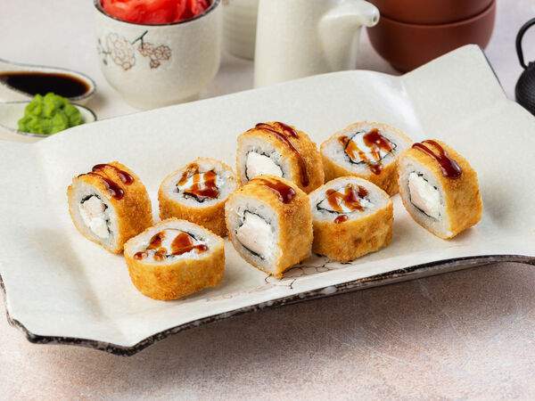 Суши Club - Жареный ролл с курицей