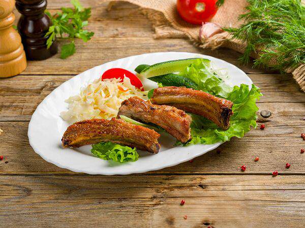 Кафе Лада - Шашлык из свиных ребрышек