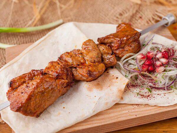 Пейзаж - Шашлык из cвинoй шеи