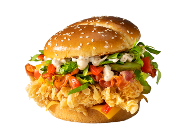 KFC - Бургер Сандерс Де Люкс острый