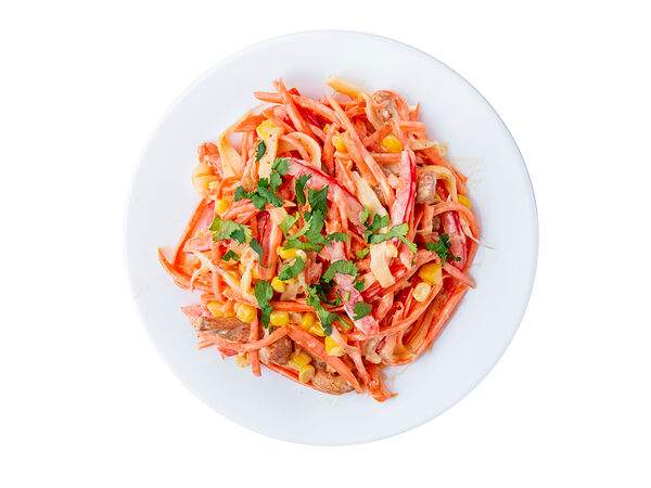 Easy Pizza - С курицей и корейской морковью