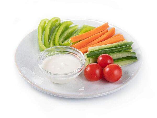 Шоколадница - Овощные палочки с помидорами черри