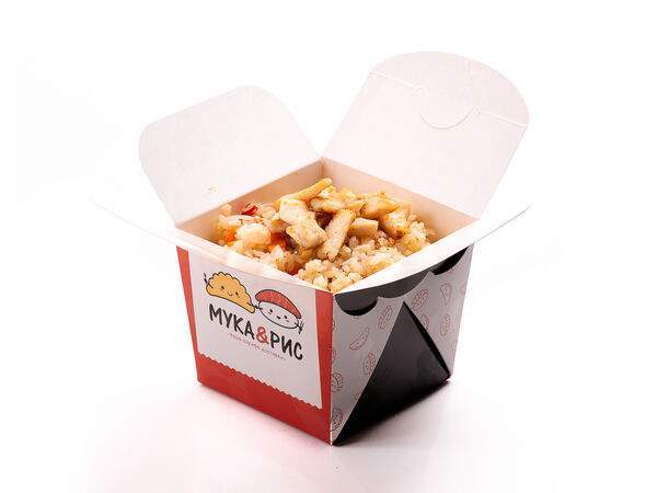 Мука и рис - Тяхан с курицей