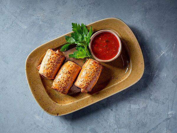 Ткемали - Турецкие рогалики с говядиной