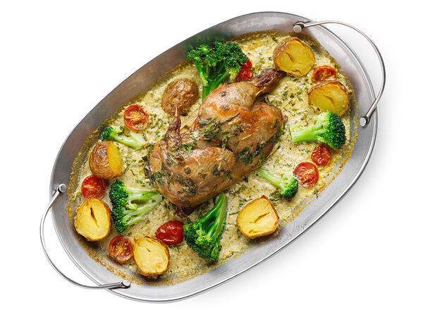 Пить кофе Кино - Цыплёнок, запеченный в сливках