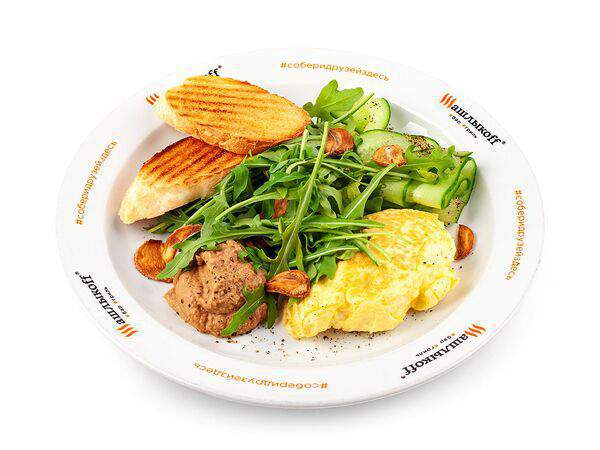 Шашлыкоff гриль & бар - Салат А-Ля Русс с паштетом