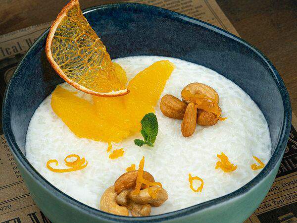 Рыбная мануфактура №1 - Рисовая каша на кокосовом молоке с орехами и апельсиновой цедрой
