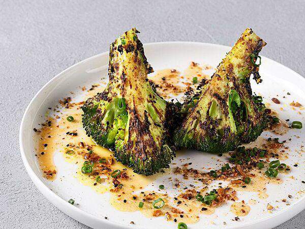 Кофемания - Брокколи с азиатским соусом