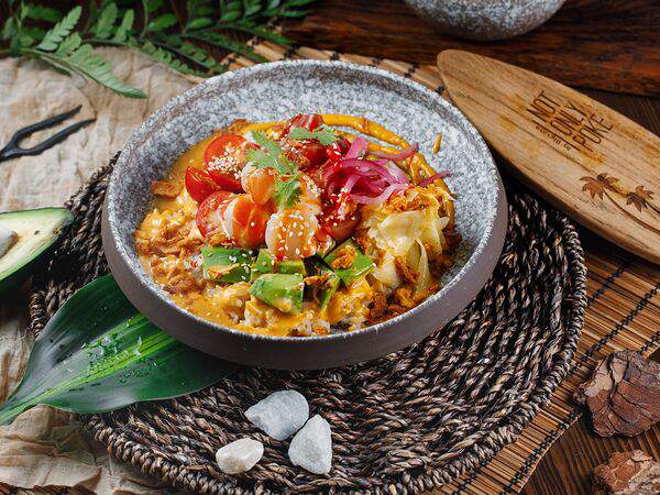 Поке от Not Only Poke by Bigvava - Острое Поке с голубым тунцом и морским гребешком