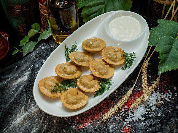 На дровах - Пельмени жареные