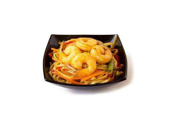 PushPizza - Вок с креветками