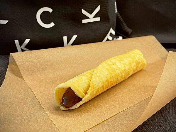 Кекс - Трубочка со сгущенкой