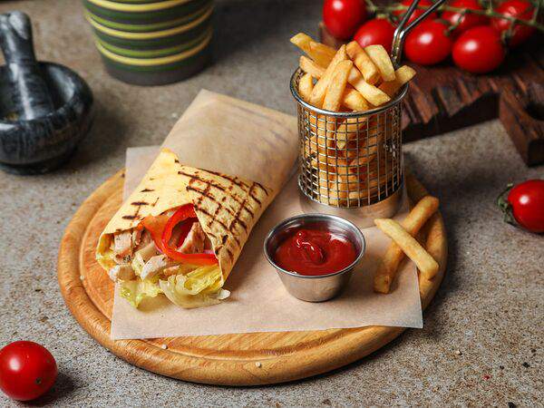 Большие Тарелки - Рап с индейкой гриль