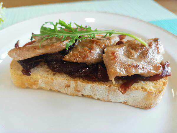 Полианто - Брускетта с уткой