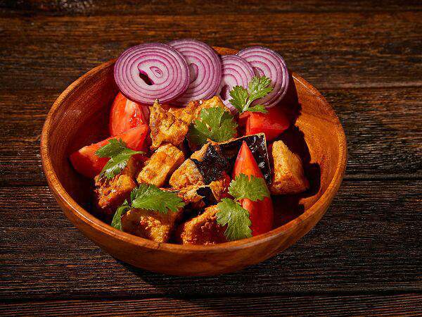 Ресторан фазенда - Острый салат с хрустящими баклажанами