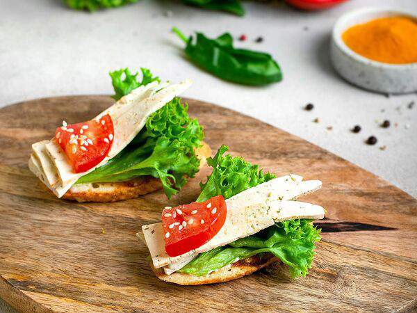 Душевная кухня - Брускетта с тофу