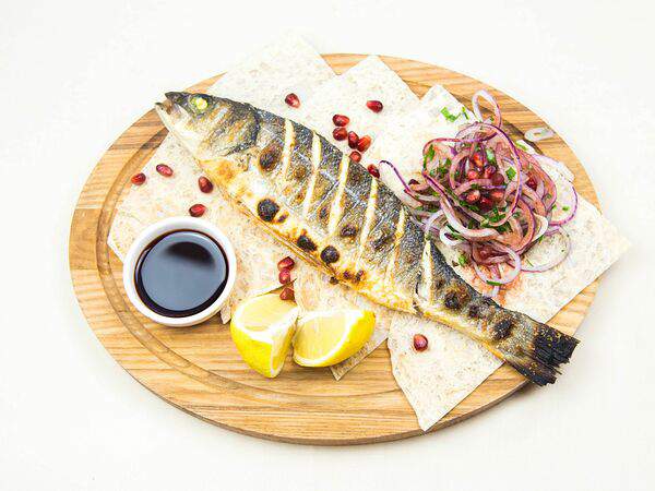 Зимний сад - Сибас жареный