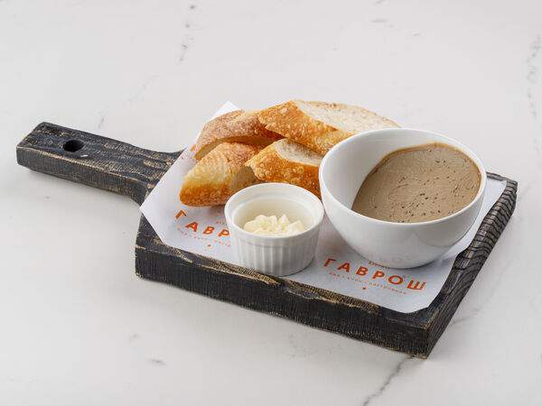 Гаврош - Паштет из куриной печени с багетом