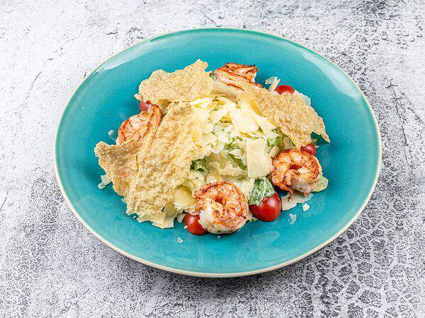 Jesstaurant - Салат Цезарь с креветками